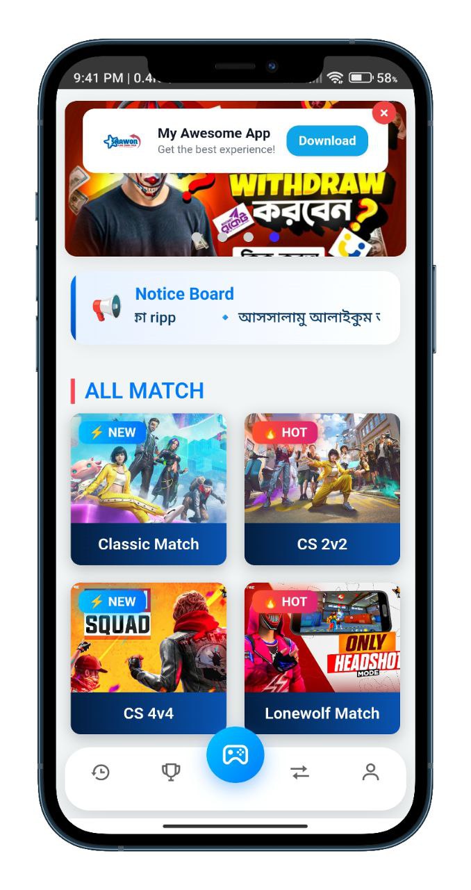 Php Laravel Freefire Tournament Website